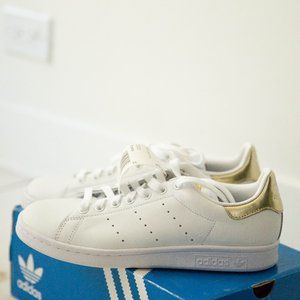 Stan Smith gold adidas sneakers size 8.5